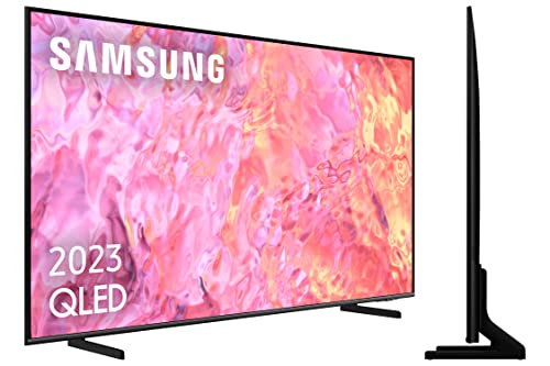 SAMSUNG TV QLED 4K 2023 75Q64C Smart TV de 75" con 100% Volumen de Color, Quantum HDR10+, Multi View, Q-Symphony y Modo Juego Panorámico con Barra de Juego 2.0.