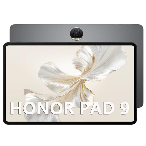 HONOR Pad 9 Tablet 12,1 Pulgadas Android 13+Bluetooth, WiFi, 8GB de RAM, 256GB de ROM Tableta con 8 Altavoces, Octa-Core, 120HZ 2.5K Pantalla, 8300mAh batería, Snapdragon 6 Gen 1 de 4nm, Space Gray