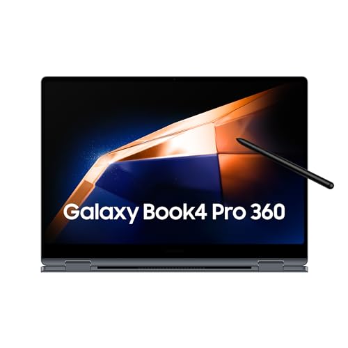 Samsung Galaxy Book4 Pro 360 - Laptop 16" WQXGA+ AMOLED -Táctil (Intel® Core™ Ultra 5 Processor 125H, 16GB RAM, 512GB SSD, Intel Iris Xe Graphics, Windows 11 Home) Negro – Teclado QWERTY español