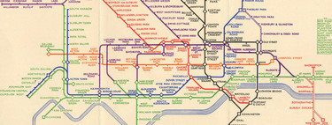 El mapa del metro de Londres de 1933 que revolucionó para siempre la cartografía urbana