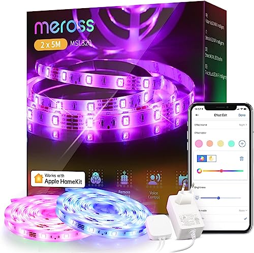 Meross Tiras LED WiFi Luces LED RGB 10M (5m*2)