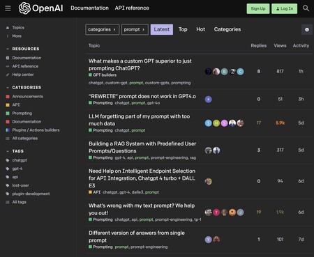 Comunidades de OpenAI
