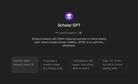 Scholar GPT