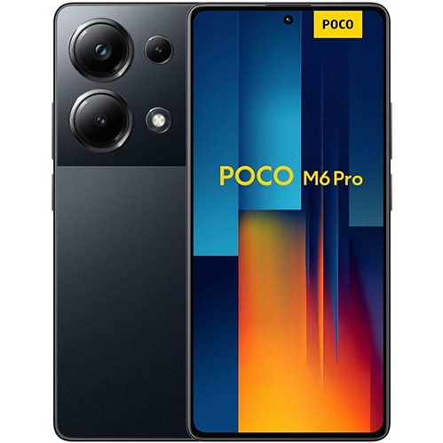 Xiaomi POCO M6 Pro - Teléfono Inteligente 8GB RAM 256GB ROM, MediaTek Helio G99-Ultra, 6.67" FHD+ Flow AMOLED, 120Hz, Cámara 64MP，5000mAh, Carga 67W, Azul [Versión Global]